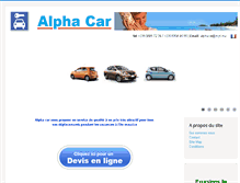 Tablet Screenshot of alphacar.net